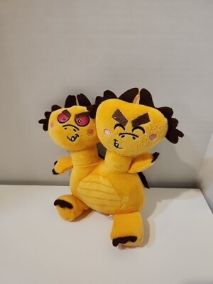 King Ghidorah Godzilla Ghiddy Plush Toy 2 Headed Japanese Monster Mania 6”-image