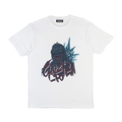 Godzilla T-shirt feat.STUDIO696 Godzilla-1.0 pattern White BODY/Black TOHO JPN-image
