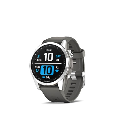 Garmin Fēnix 7S GPS Smartwatch 42 mm Fiber reinforced polymer Silver-image
