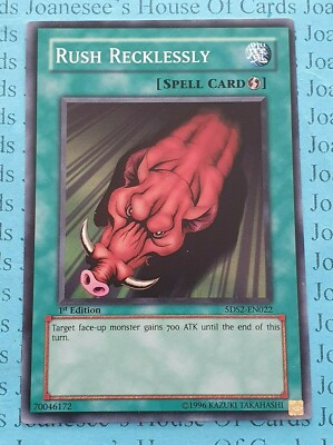 Rush Recklessly 5DS2-EN022 Yu-Gi-Oh Card 1st Edition New-image