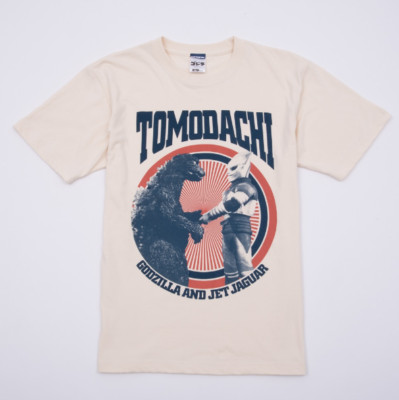 Godzilla & Jet Jaguar Tomodachi T-shirt TOHO Godzilla Store Japanese Character-image
