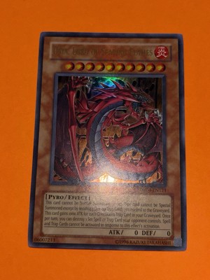 YUGIOH Uria Lord of Searing Flames DR04-EN121 Ultra Rare NM Near Mint-image