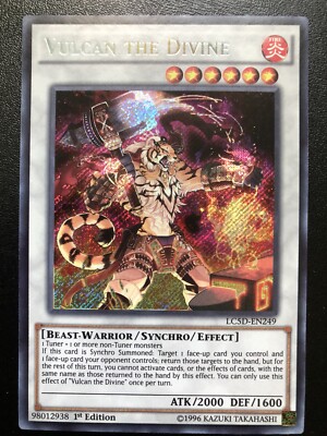 Vulcan the Divine LC5D-EN249 Secret Rare 1st Edition Mint/Near Mint-image