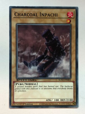 Yu-Gi-Oh! Speed Duel GX: Duel Academy Charcoal Inpachi SGX1-ENH03 NM/M-image