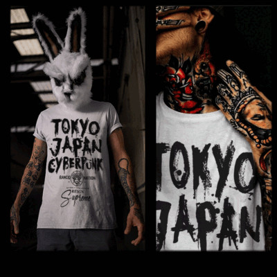 Tokyo Cyber Punk t-shirt Japan Japanese Akira Tetsuo Neo Tokyo Size S-2XL tee-image