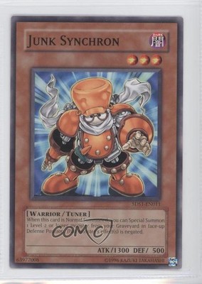 Junk Synchron Unlimited YuGiOh 5D's Starter Deck #5DS1-EN011 2008 ic4-image