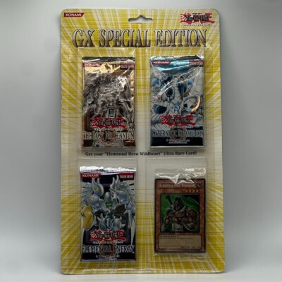 🔥Yugioh GX Special Edition Blister Pack Elemental Hero Wildheart SEALED  RARE🔥-image