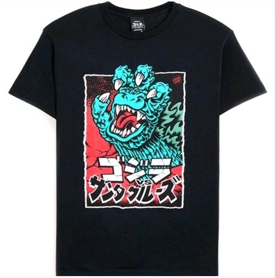 Godzilla Hand Front T-Shirt By Santa Cruz Skateboard, Medium, Black.-image