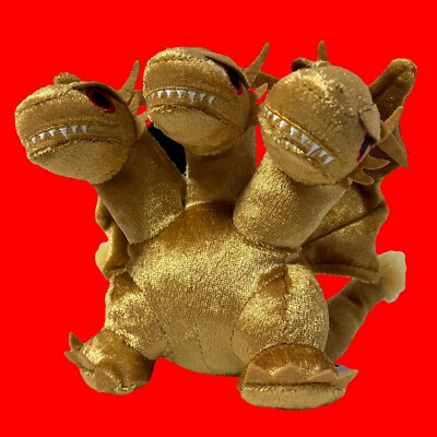 Nakajima Godzilla King Ghidorah Plush Mascot Height 135mm 5.31inch Toho Kaiju-image