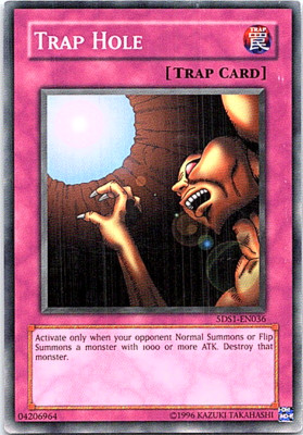 Trap Hole 5DS1-EN036 Yu-Gi-Oh! Light Play Unlimited-image