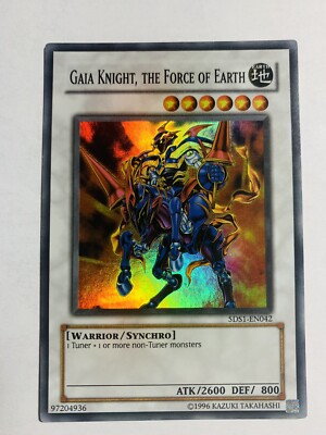 Yu-Gi-Oh! TCG Gaia Knight, the Force of Earth Yu-Gi-Oh! 5D's 5DS1-EN042...-image