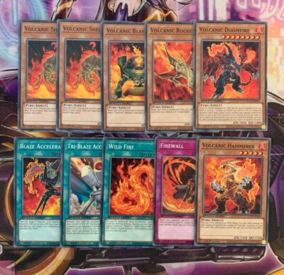 Yu-Gi-Oh! Volcanic 10 Card Lot Speed Duel GX - SGX1 - 1st Common NM-image