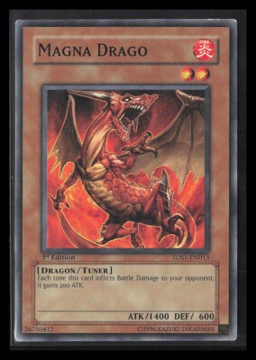 MAGNA DRAGO YU-GI-OH! TCG 1996 1st Edition 5DS1--EN013-image