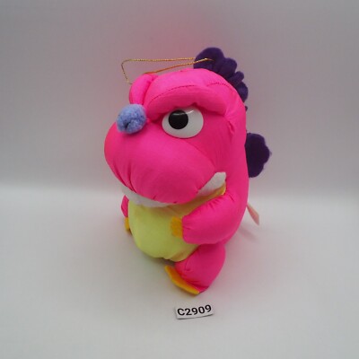 Godzilla Color C2909 Pink Taffeta Banpresto 1992 Plush 6