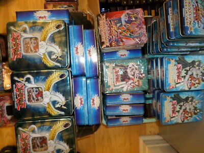 YUGIOH TRADING CARD GAME COLLECTIBLE COLLECTION TINS EMPTY TIN ONLY YOU CHOOSE-image