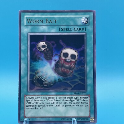 Yu-Gi-Oh! TCG Worm Bait 5D's Tag Force 4 Promos TF04-EN002 Limited Ultra Rare-image