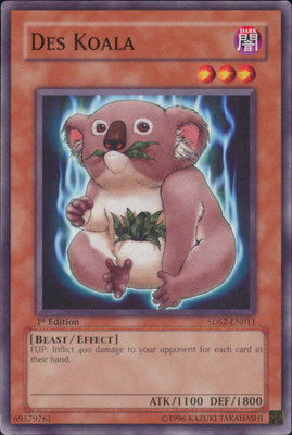 Yugioh Des Koala #5DS2-EN011 5D's Starter Deck 2009 1st Edition-image