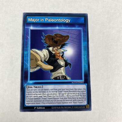 Yugioh Major In Paleontology SGX4-ENS04 Midterm Destruction 1st Edition Common-image