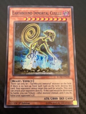 Yugioh Earthbound Immortal Cusillu LC5D-EN148 Super Rare 1st Ed VLP-image