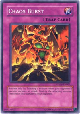 Yugioh! LP Chaos Burst - GX04-EN003 - Super Rare - Limited Edition Lightly Playe-image