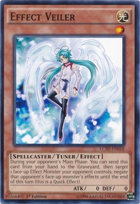 Moderately Played, English Yu Gi Oh Effect Veiler - LC5D-EN018 - Common - 1st Ed-image