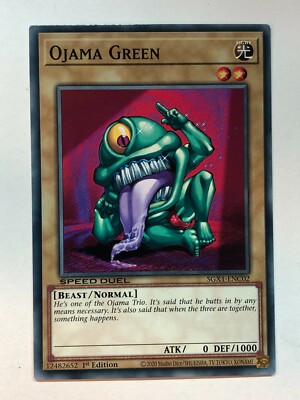 Yu-Gi-Oh! Speed Duel GX: Duel Academy Ojama Green SGX1-ENC02 NM/M-image
