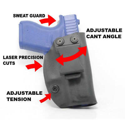 Concealment IWB Adjustable Cant Holster for Glock Handguns-image