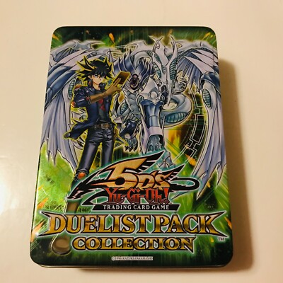 Yu-Gi-Oh! 5 D's Duelist Pack Collection - Empty Tin -Yusei Fudo, Stardust Dragon-image