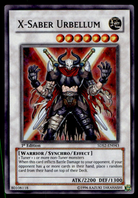 Yu-Gi-Oh! X-Saber Urbellum #5DS2-EN043 1st Edition Near Mint-image