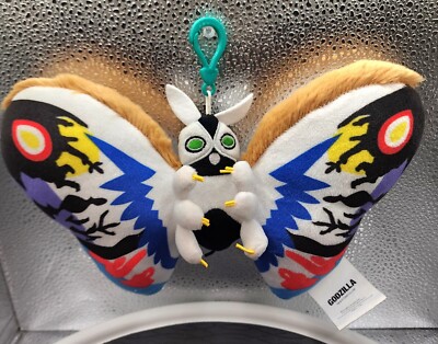 Surreal Entertainment GODZILLA rainbow MOTHRA 10 in. plush bag clip TM & TOHO Co-image