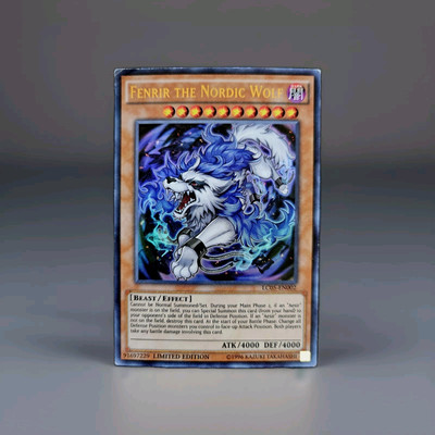 Fenrir the Nordic Wolf LC05-EN002 (Ultra Rare, Limited Edition) -image