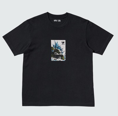 UNIQLO Godzilla 70th Anniversary UT Godzilla Minus One T-shirt Black L size JPN-image