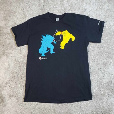 Collectible American Red Cross GODZILLA x KONG Movie The New Empire Shirt Medium-image