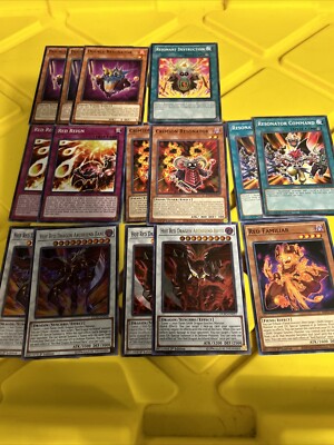 JACK ATLAS 5D'S DECK RED DRAGON Archfiend RESONATOR Core Yugioh Anime-image