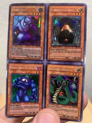RARE YuGiOh! Card Game Prism Sticker Card 10PK Set of 40 Mini Character Cards-image