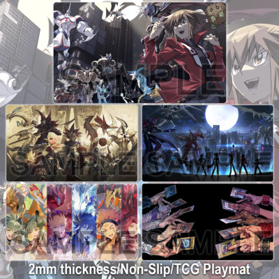 Yu-Gi-Oh! GX Playmat Dark Magician Jaden Yuki TCG CCG Pad Trading Card Game Mat-image