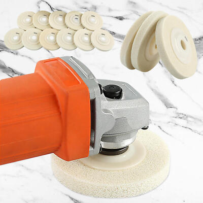 Stone Polishing Pad Granite Polishing Pads for Grinder White Sponge Fiber Polish-image