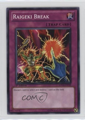 2010 Yu-Gi-Oh! 5D's Duelist Toolbox Starter Deck 1st Edition Raigeki Break 0e6p-image