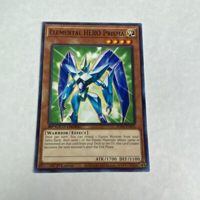 Yugioh Elemental Hero Prismsa SGX4-ENE03  1st Edition Midterm Destruction-image