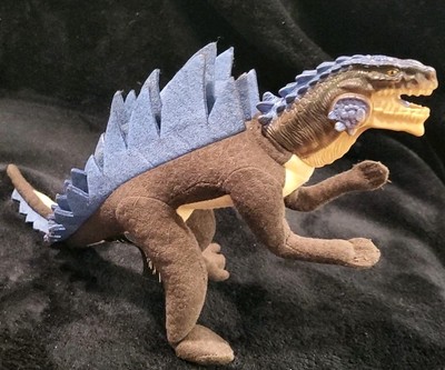 Vtg 1998 Godzilla Movie Plush - Vinyl Head Bendable Arms Figure Toho Equity Toys-image