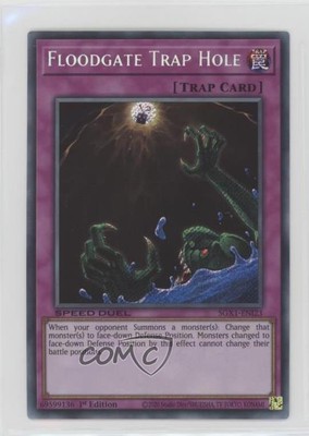 Floodgate Trap Hole 1st Ed. YuGiOh Speed Duel GX: Academy Box #SGX1-ENI23 02l5-image