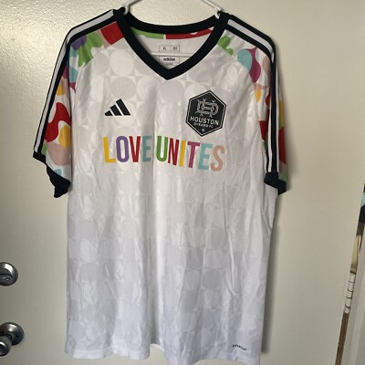 Houston Dynamo Adidas X Rich Mnisi LOVE UNITES Soccer Shirt Size Xl Htown Pride-image