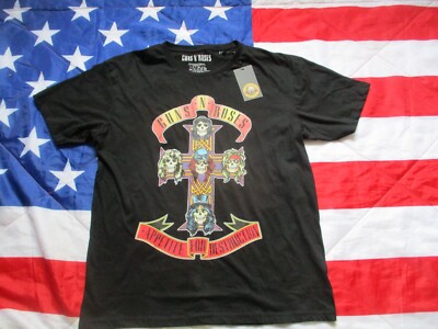 GUNS N ROSES APPETITE FOR DESTRUCTION t shirt XL vintage 80'S metal rock NEW-image