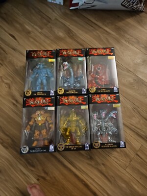 Yu-Gi-Oh PhatMojo Full Set Series 1 Figures Limited Edition w/Exclusive Card NEW-image