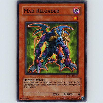 Yugioh Mad Reloader GX04-EN001 Unlimited Super Rare Holo - LP-image