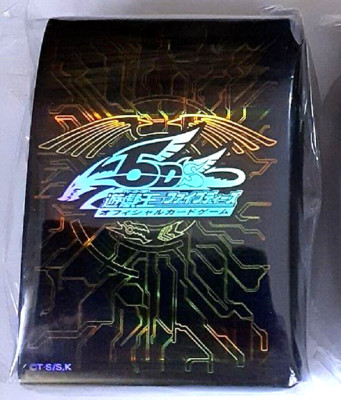Yugioh 5D's Official Protector Dragon coat of arms Gold 100 Sleeve Japanese NEW-image