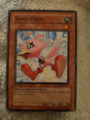 1x YuGiOh TCG Sonic Chick 5DS2 EN017 Trading Card Game-image