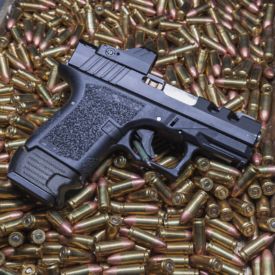 Magazine Adapter Glock 26 / 27- Fits 19 / 23 Mag.- CF PETG -Incl. Screw/Hex Key-image