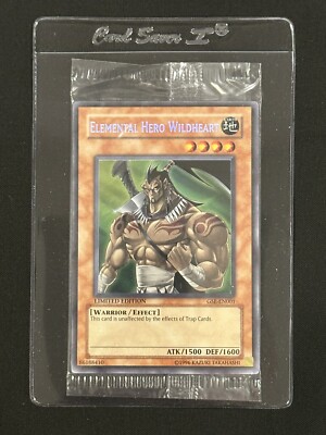 Yugioh Elemental Hero Wildheart GSE-EN001 Limited Edition MINT Still Packaged-image