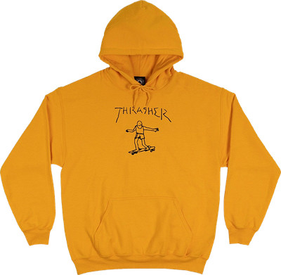 THRASHER GODZILLA LOGO HD/SWT LARGE  GOLD-image